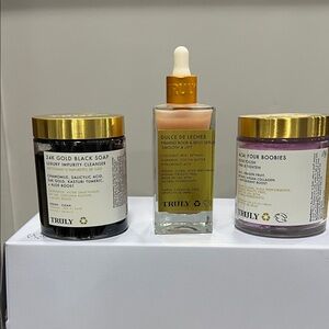 TRULY Gold, Cream, and Purple Skincare Set